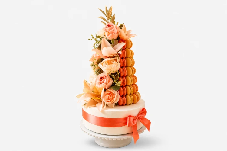 Lilyum Buketli Makaron Kule