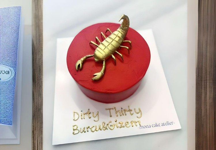 Akrep Doğum Günü Pastası